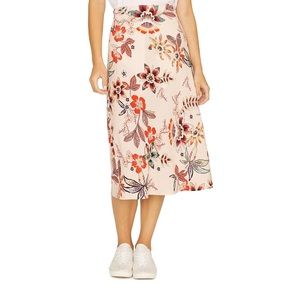 Sanctuary Everyday Floral Midi Skirt Size Small